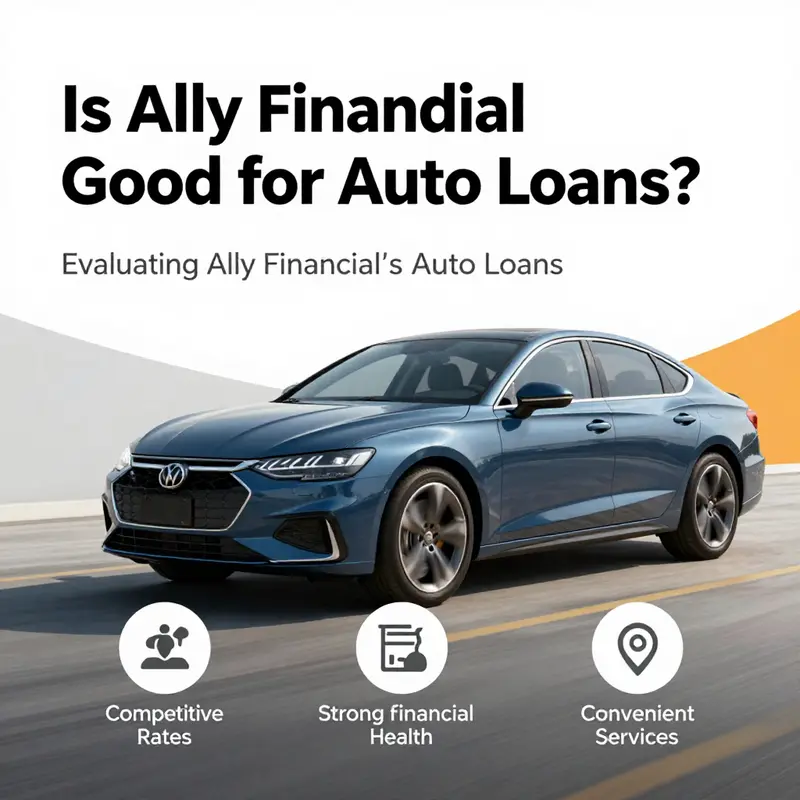 Key strengths of Ally Financial showcased in an infographic format.
