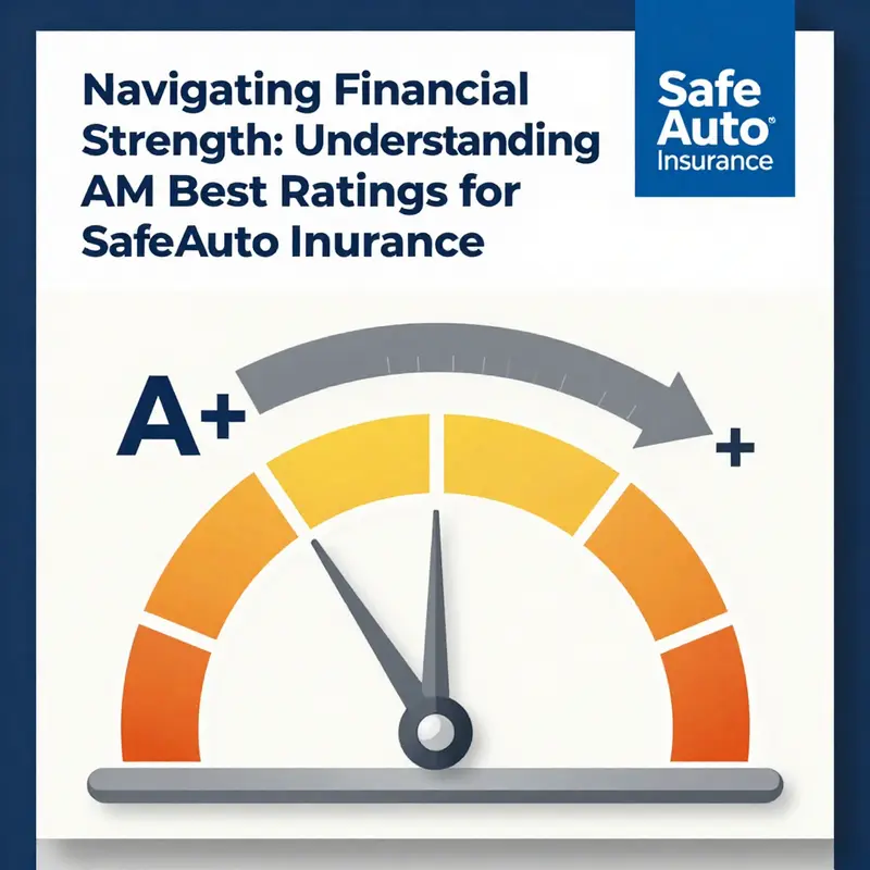 Representation of AM Best’s A+ rating, highlighting the strength and stability of Safe Auto Insurance.