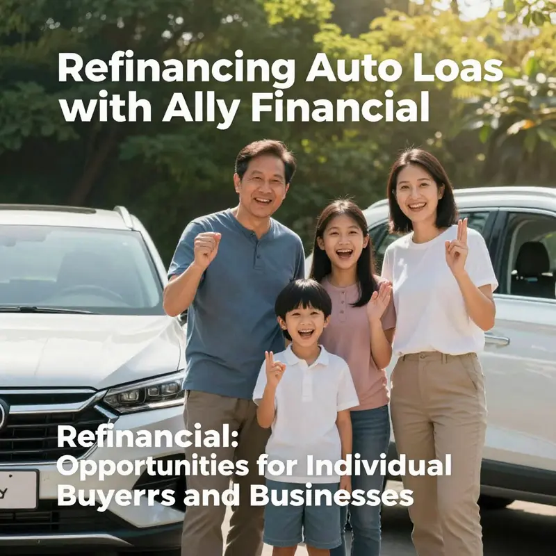 Borrowers exploring options with Ally Financial for auto loan refinancing.