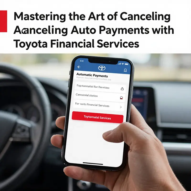 Canceling auto payments through a mobile banking app.