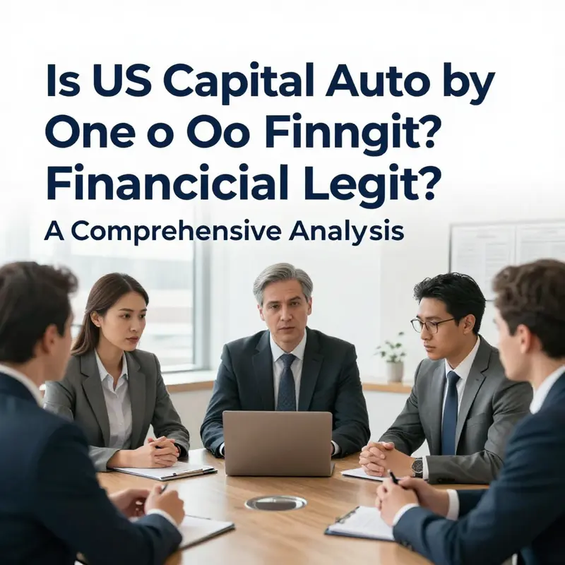 Analysts evaluating the legitimacy of US Capital Auto One Financial report their findings.