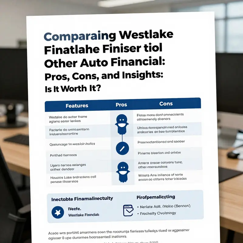 Financial expert analyzing auto loan options to determine the best fit.