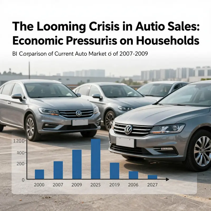 The impact of declining auto sales on households is palpable, as families turn away from dealerships amid economic uncertainty.