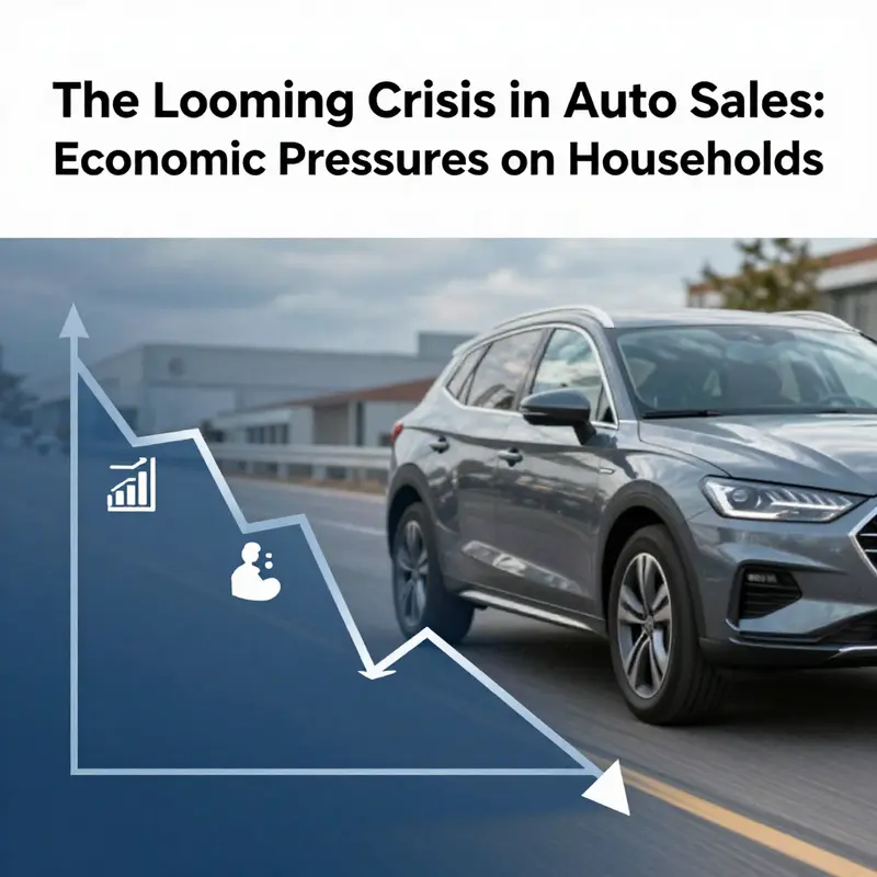 The impact of declining auto sales on households is palpable, as families turn away from dealerships amid economic uncertainty.