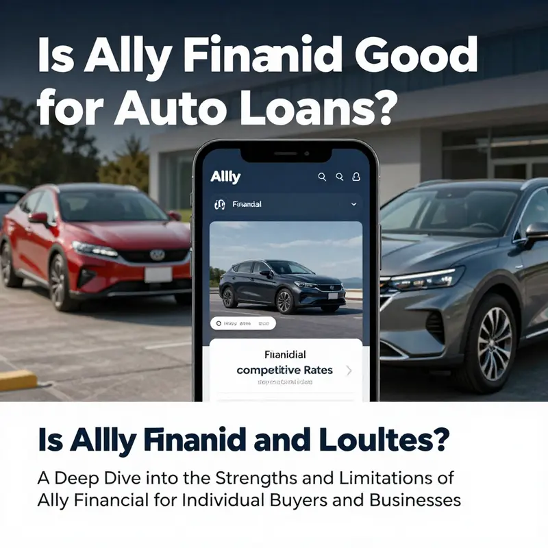 Cover image depicting the essence of auto financing through Ally Financial's offerings.