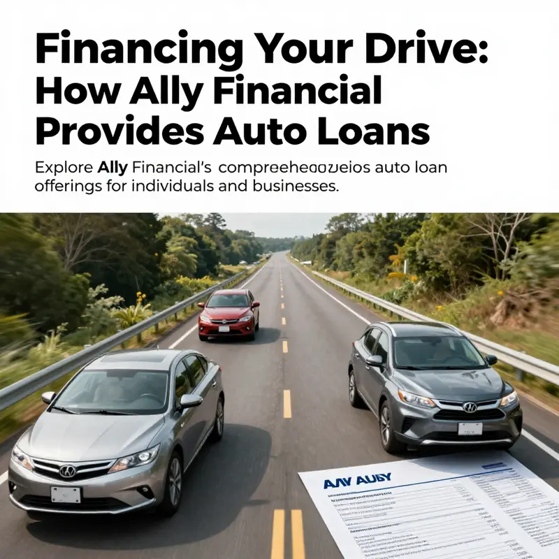 Dynamic representation of auto loans with vehicles and financial elements.