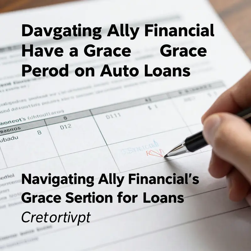 Financial expert elucidating the intricacies of Ally Financial’s grace period for auto loans.