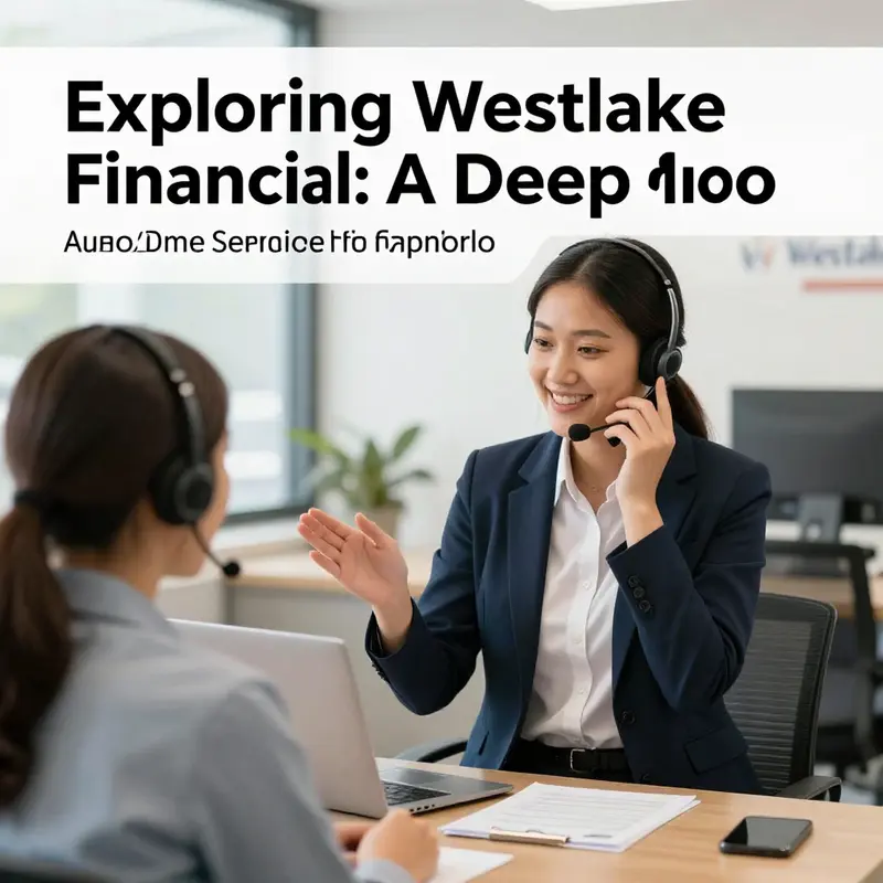Overview of services offered by Westlake Financial in the auto loan market.