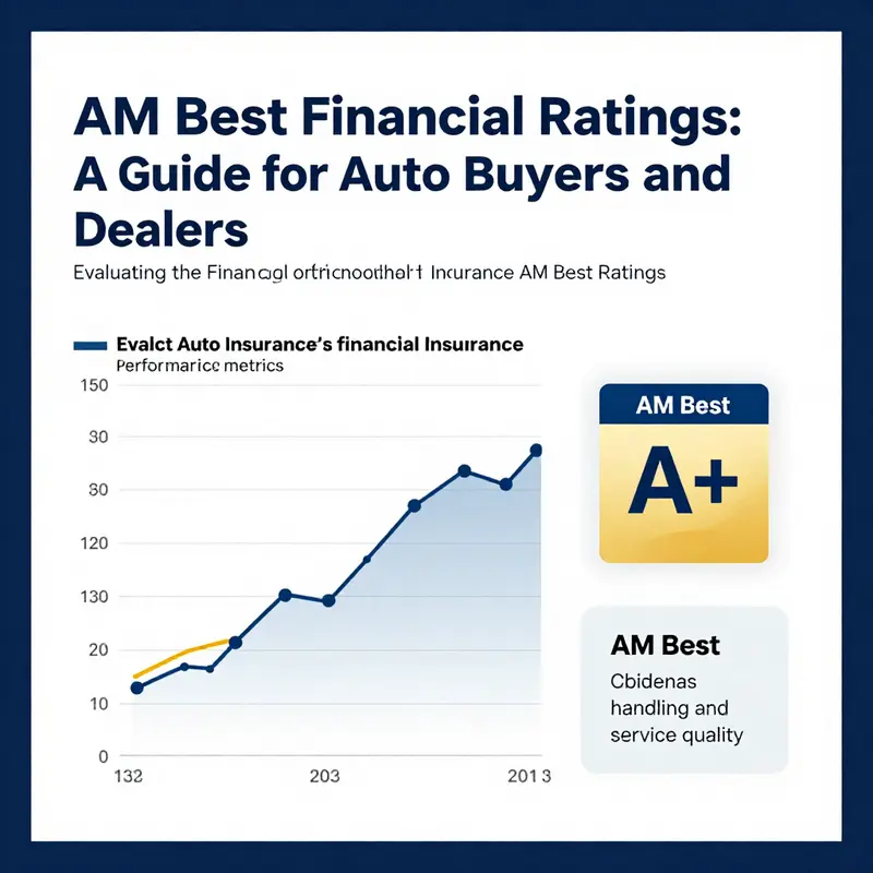 Infographic illustrating AM Best financial rating scale, highlighting Direct Auto Insurance’s A+ rating.