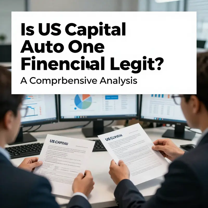 Analysts evaluating the legitimacy of US Capital Auto One Financial report their findings.