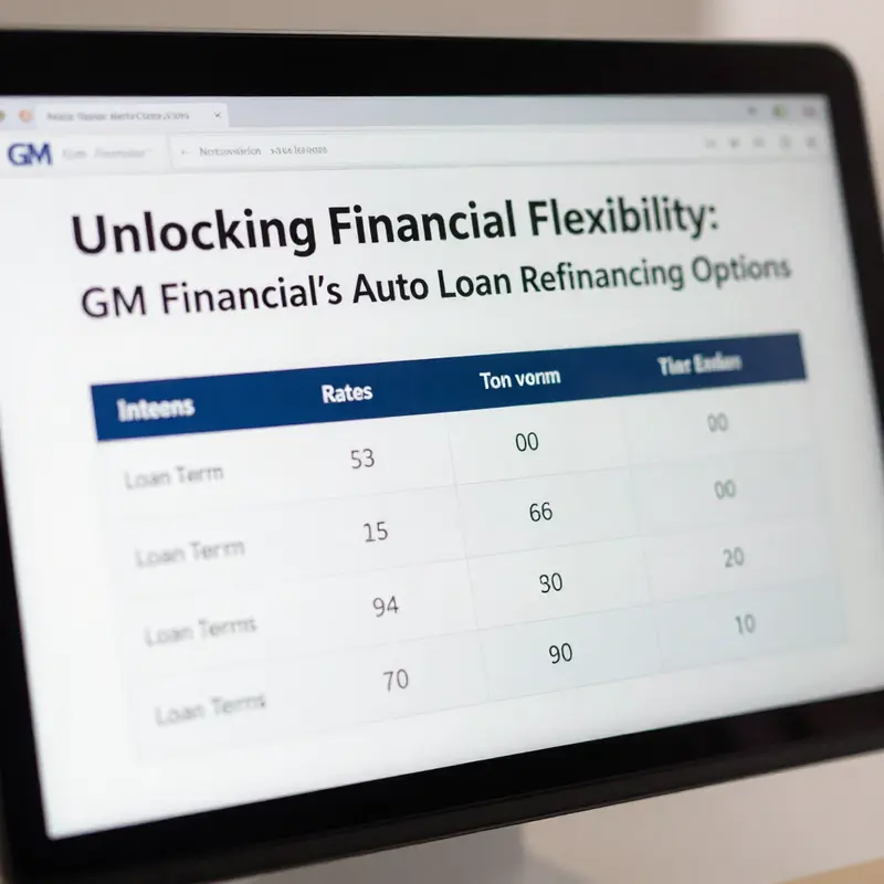 An overview of GM Financial’s refinancing services showcased in a customer-friendly environment.
