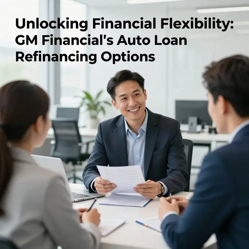 An overview of GM Financial’s refinancing services showcased in a customer-friendly environment.