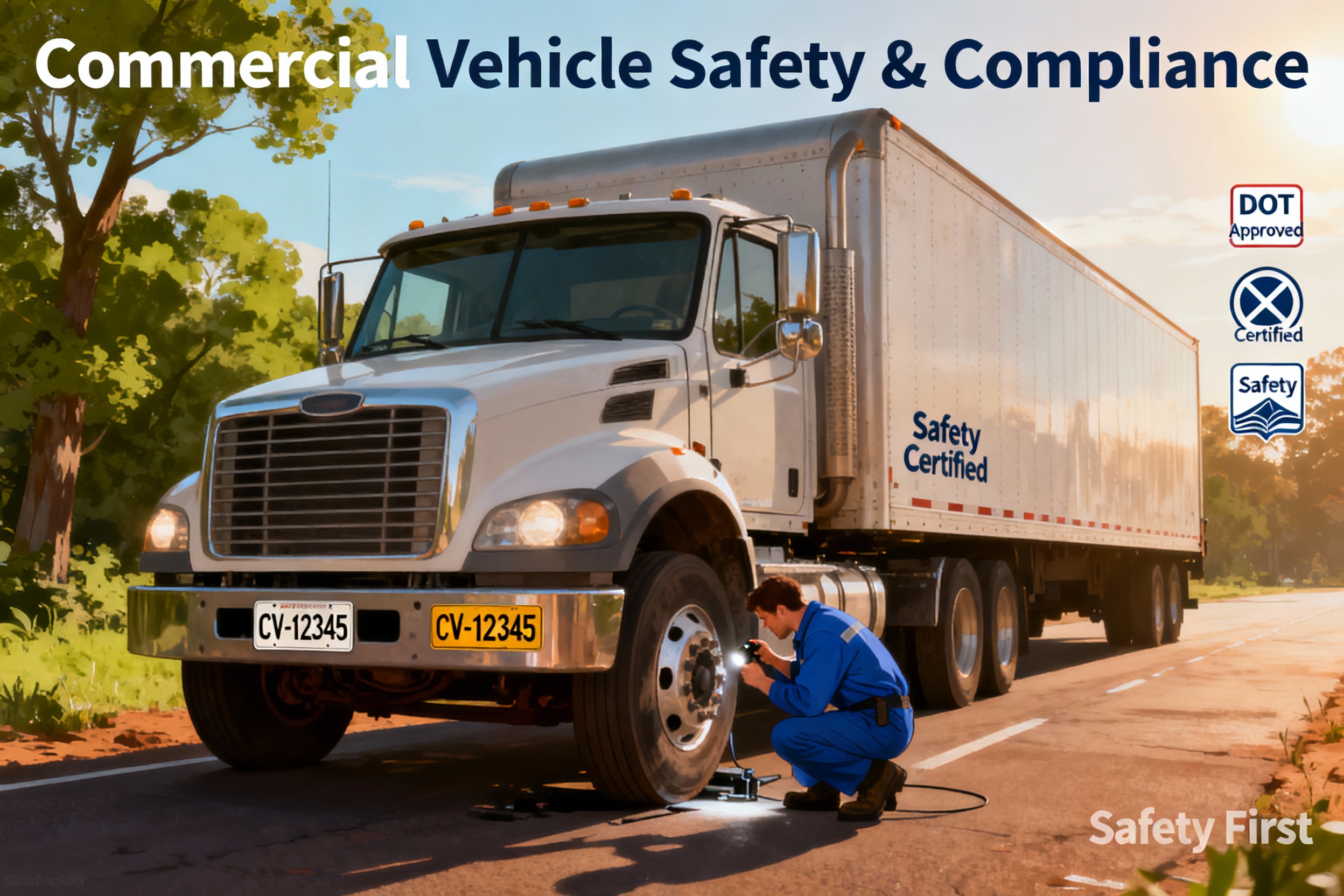 Image representing compliance in commercial vehicle space