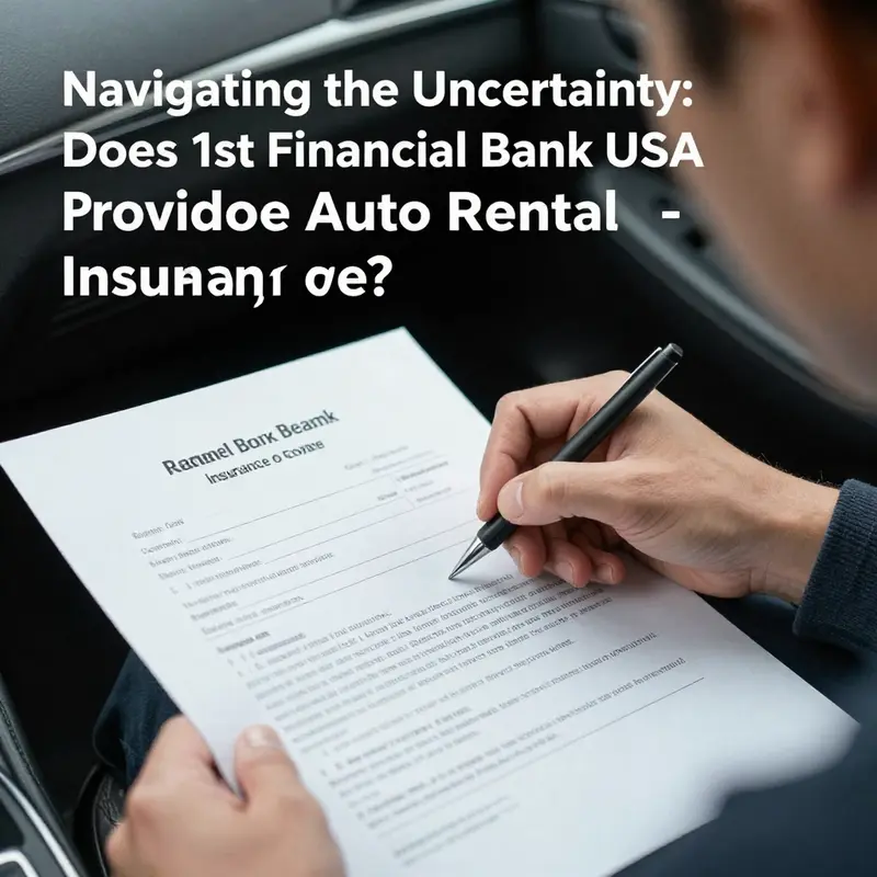 A customer consultation illustrating the query regarding auto rental insurance availability.