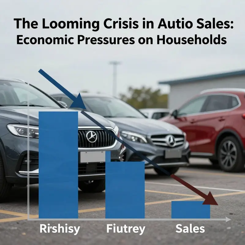 The impact of declining auto sales on households is palpable, as families turn away from dealerships amid economic uncertainty.