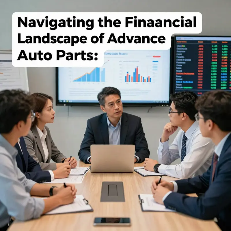 A glimpse inside an Advance Auto Parts store showcasing improved operational performance.