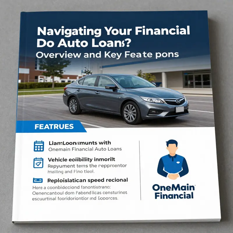 Key features of OneMain Financial’s auto loans, including amounts, vehicle eligibility, and rapid approval.