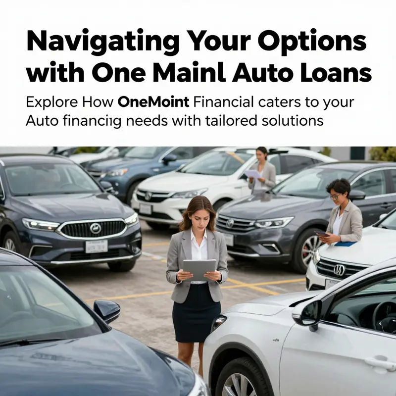 A diverse group of people examining vehicles to symbolize the extensive auto loan options available with OneMain Financial.