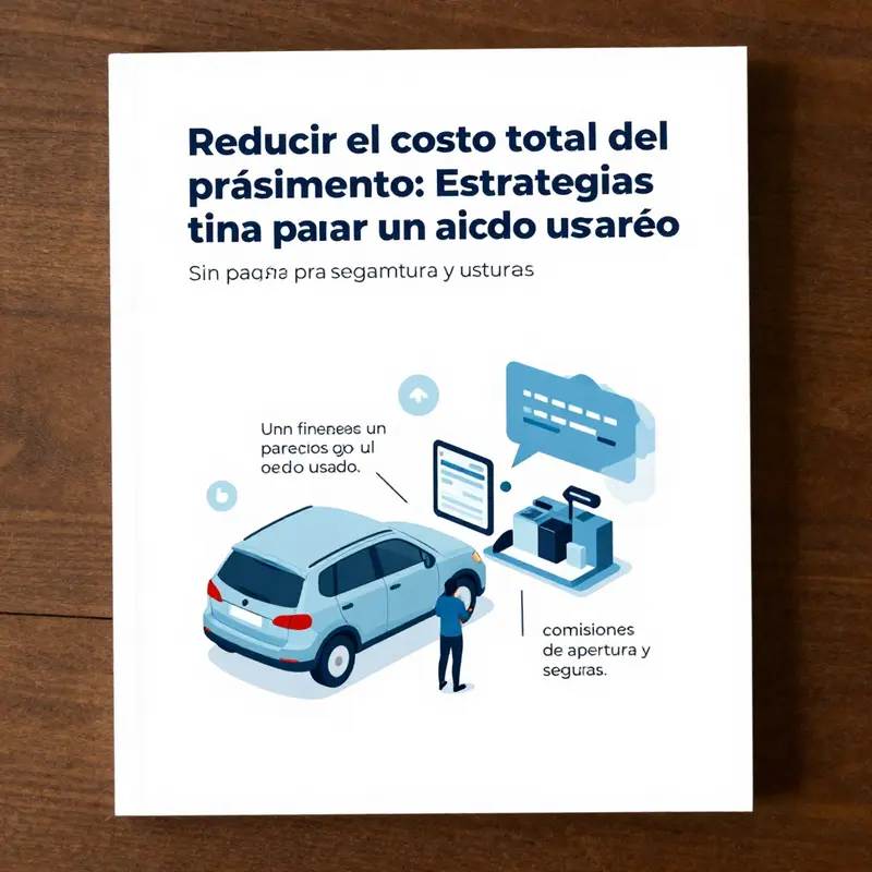 Pasos clave para mejorar tu calificación crediticia y obtener tasas más bajas en el financiamiento de autos usados.