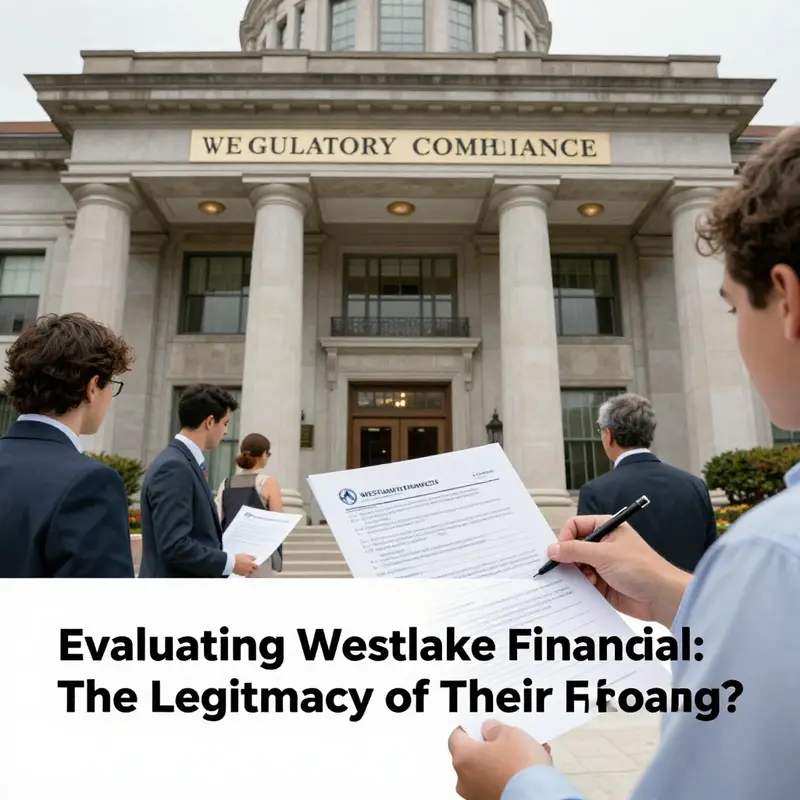 Analyzing the legitimacy of Westlake Financial as a trusted auto loan provider.