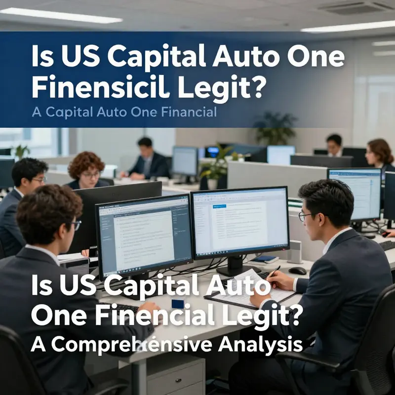 Analysts evaluating the legitimacy of US Capital Auto One Financial report their findings.