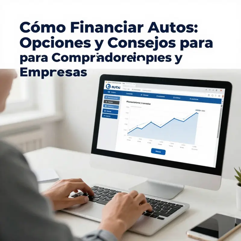 Diferentes opciones de préstamos automotrices listadas sobre una mesa de trabajo, representando la variedad de opciones de financiamiento.