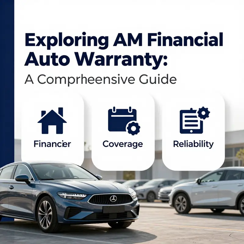 A modern dealership environment illustrating the connection between AM Financial Auto Warranty and BMW Financial Services.