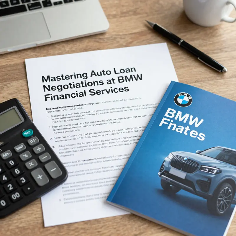 Fundamental elements of negotiating auto rates at BMW Financial Services.