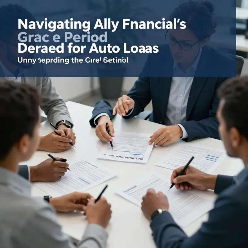 Financial expert elucidating the intricacies of Ally Financial’s grace period for auto loans.