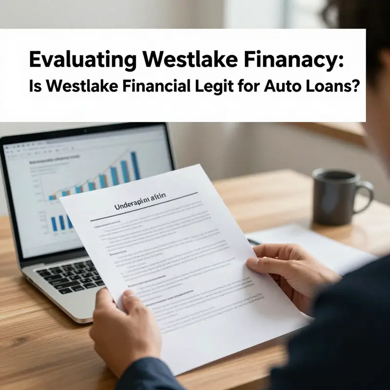 Analyzing the legitimacy of Westlake Financial as a trusted auto loan provider.