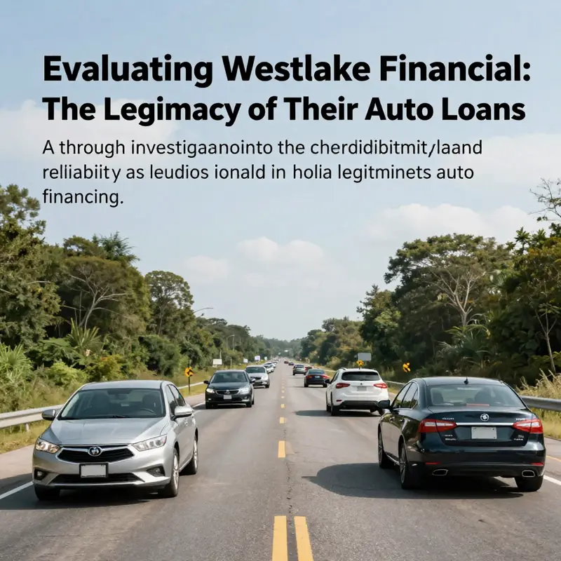 A scenic road filled with cars representing the journey to secure legitimate auto loans.