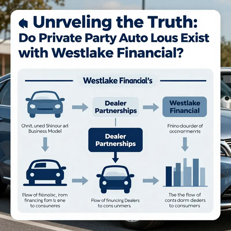 Exploring the lack of private party auto loan options with Westlake Financial.