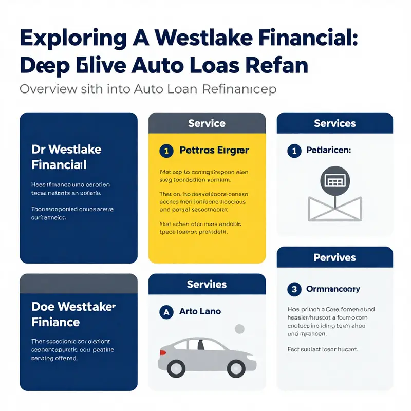 Overview of services offered by Westlake Financial in the auto loan market.