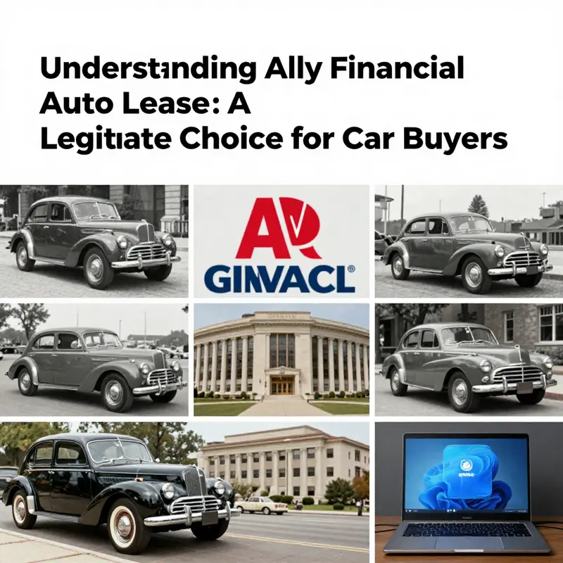 A visual representation of Ally Financial’s evolution from GMAC to a leading auto lease provider.