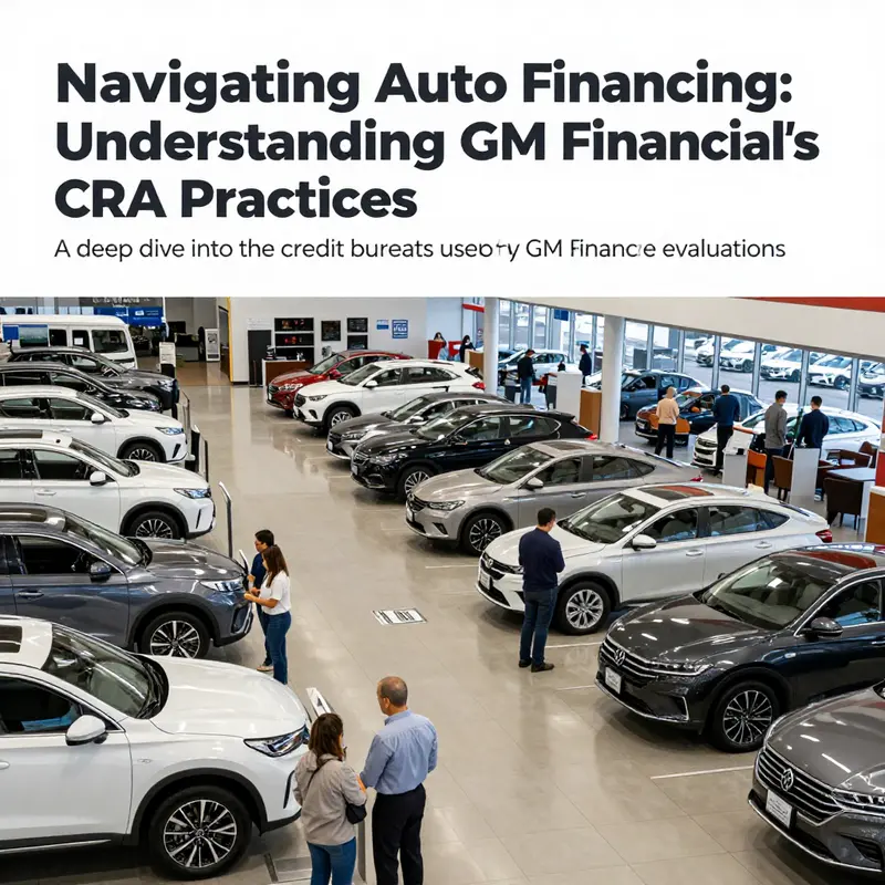 An active auto dealership with customers interacting and vehicles showcased.
