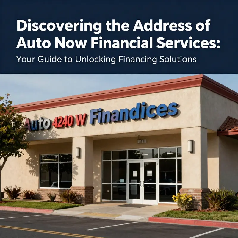Main building of Auto Now Financial Services at 4240 W Glendale Ave.