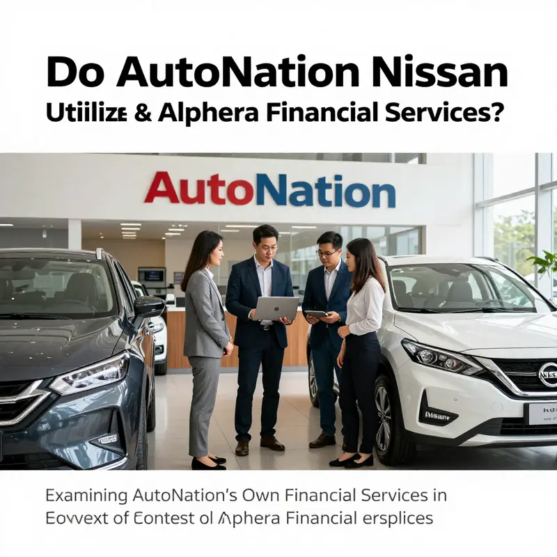 Overview of financing options available for Nissan vehicles at AutoNation.
