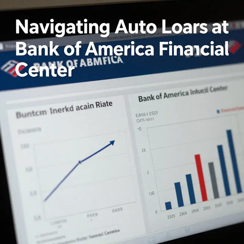 Consultants at Bank of America Financial Center assist clients in understanding their auto loan options.