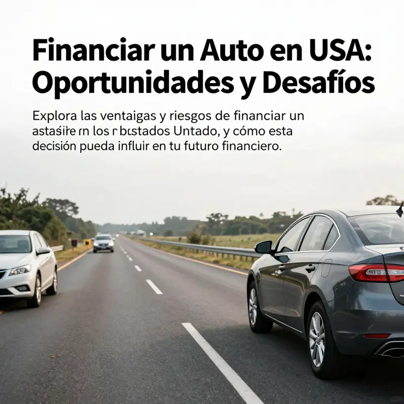 Un camino simbolizando decisiones financieras claras y seguras sobre la compra de un automóvil.