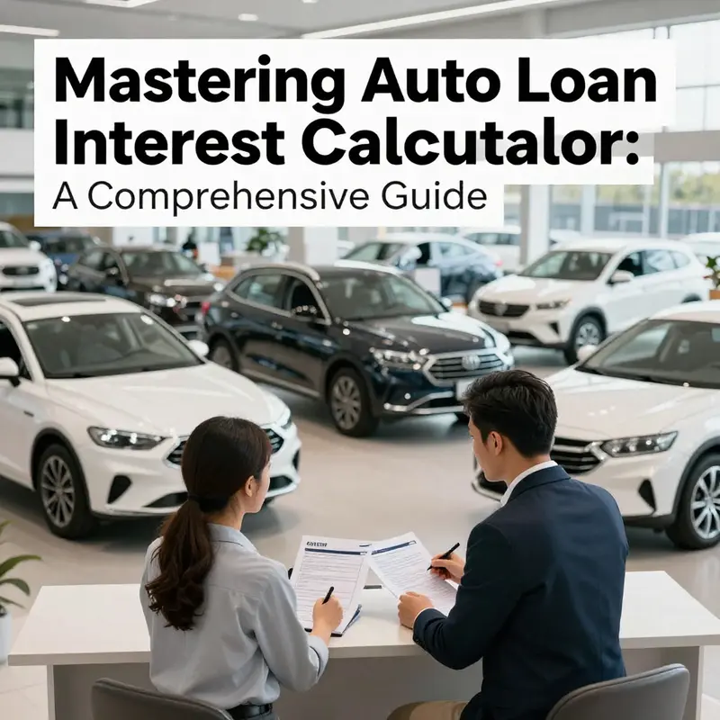 A customer explores financing options in a car dealership, highlighting the importance of accurate auto loan calculations.