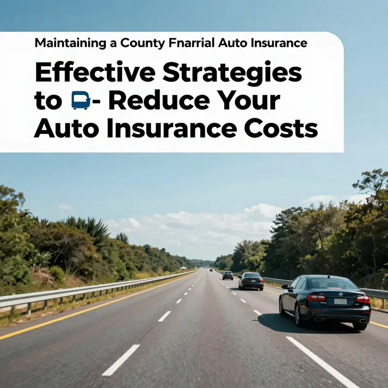 A representation of a safe driving environment reflecting the importance of maintaining a clean driving record.