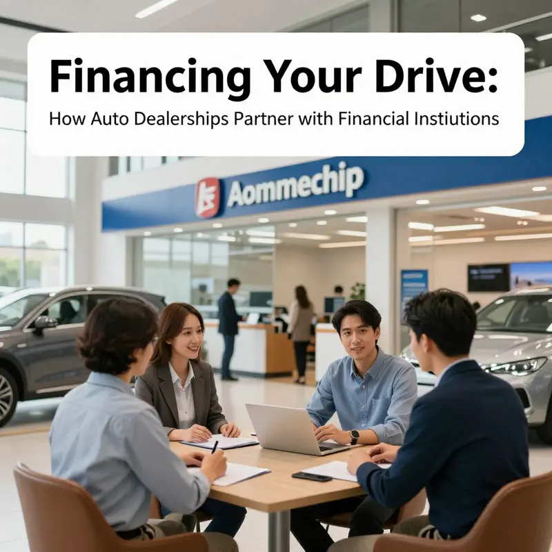 Commercial banks provide essential financing options for auto dealerships, facilitating loans for customers.