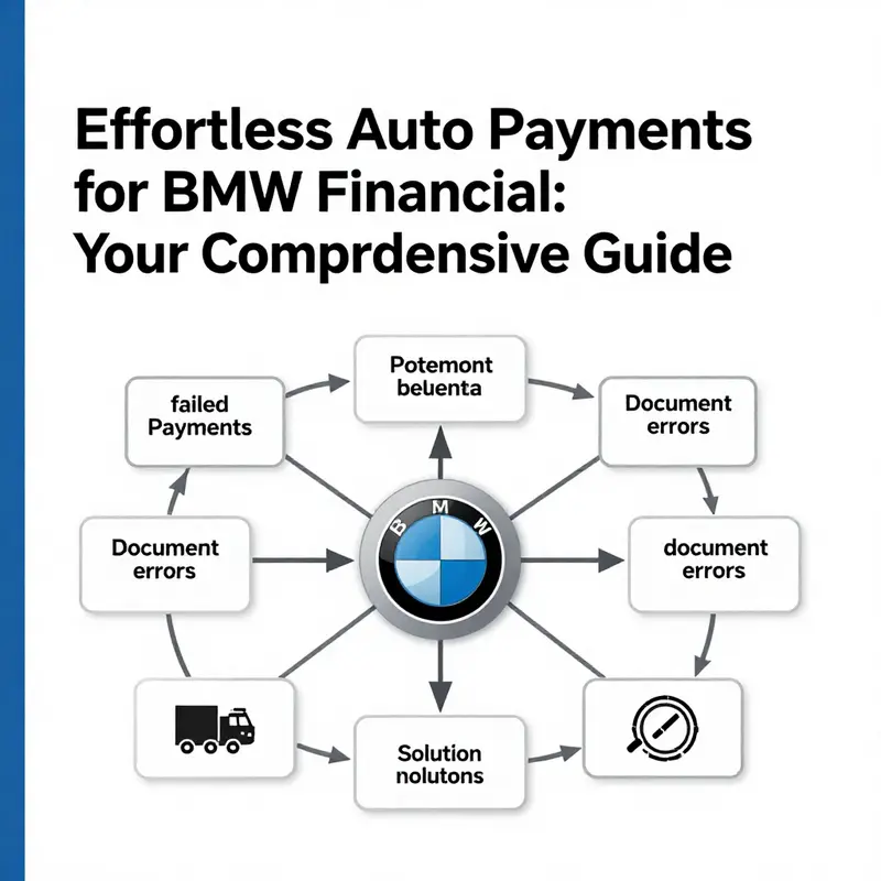 A visual step-by-step guide to setting up auto payment through the BMW Financial Mobile Manager.