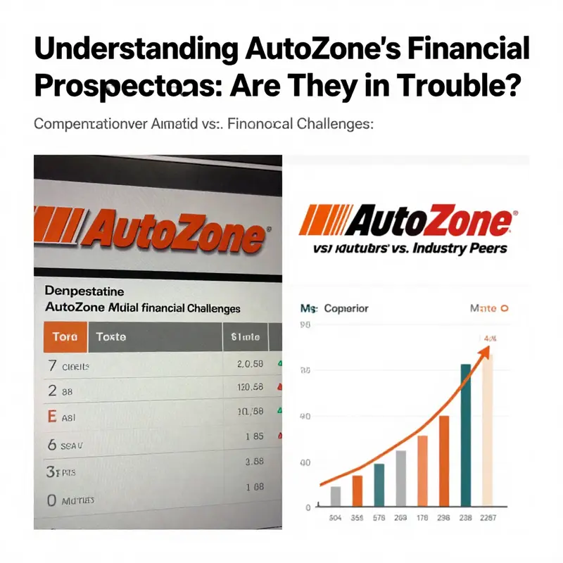 Visual breakdown of AutoZone’s strong financial performance indicators.