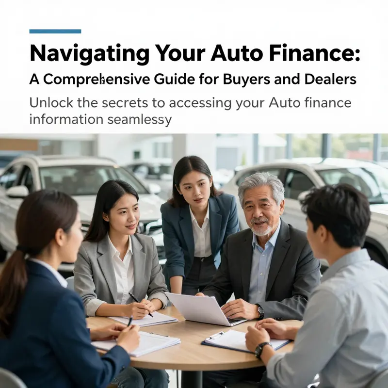 A diverse group engaged in conversation at a dealership, highlighting the importance of informed decision-making in auto finance.