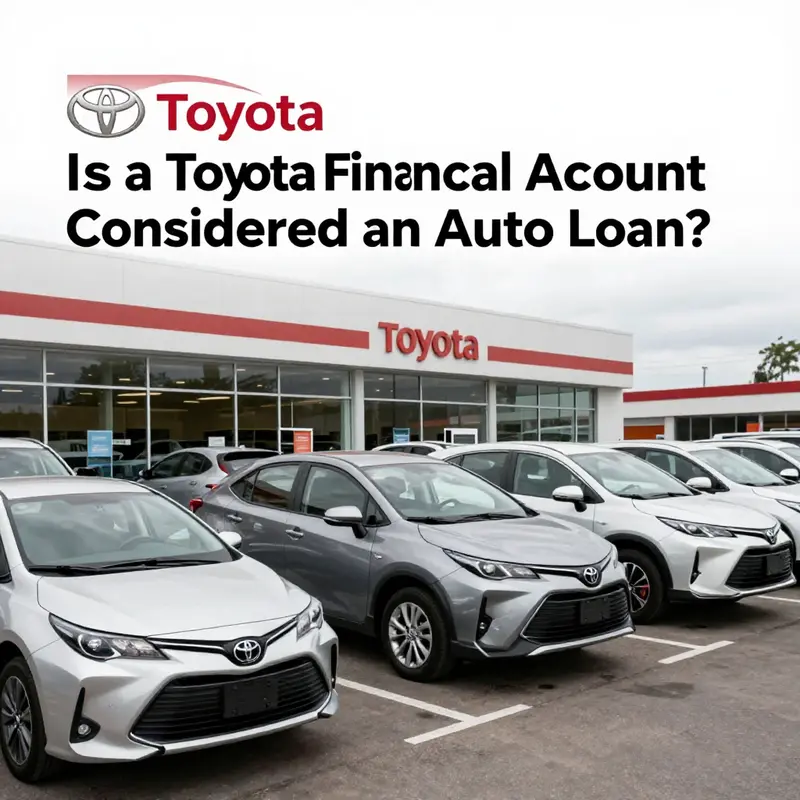 A lineup of Toyota vehicles at a vibrant dealership highlighting the financing opportunities available through Toyota Financial Services.