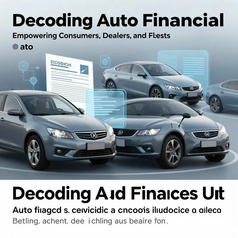 Abstract image symbolizing the relationship between auto finance and technology.