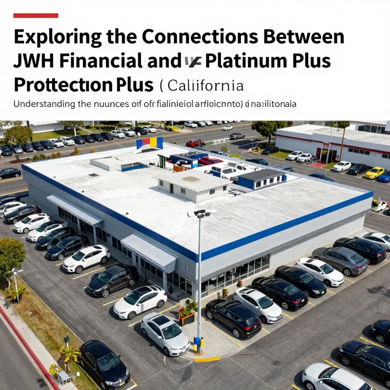 A bird’s-eye view of an automotive dealership in California, reflecting the vibrant auto industry.