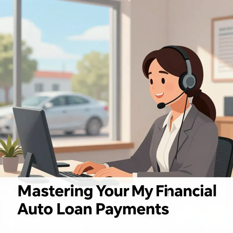 Effortlessly making auto loan payments through Brite Financial’s online platform.