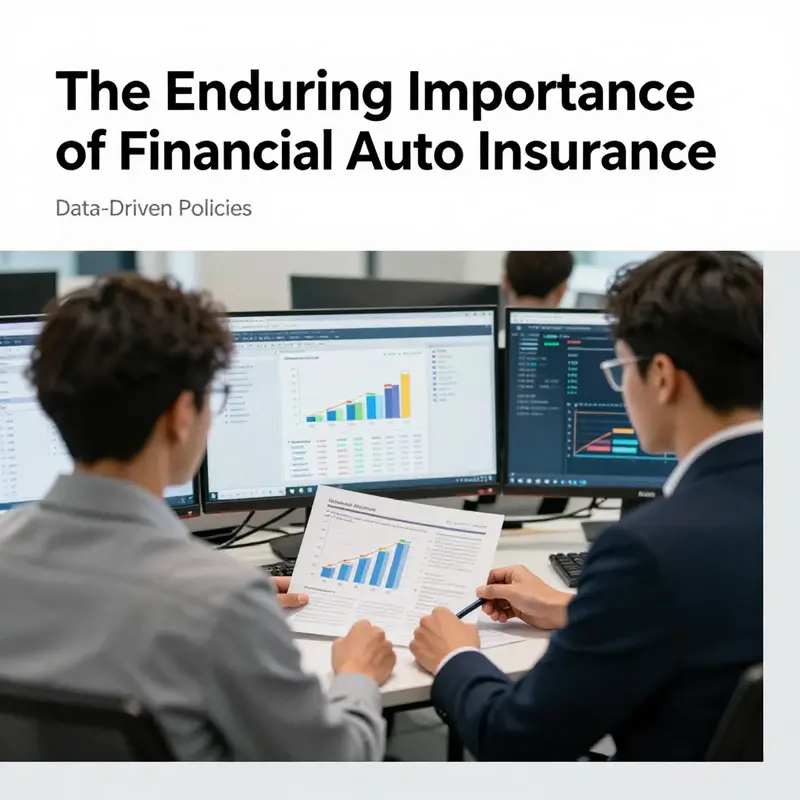 The legal framework ensuring financial responsibility through auto insurance, depicted in a courtroom setting.